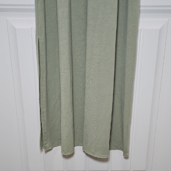 POL Sage Green Never Better Felt Soft Maxi Dress - Picture 5 of 12
